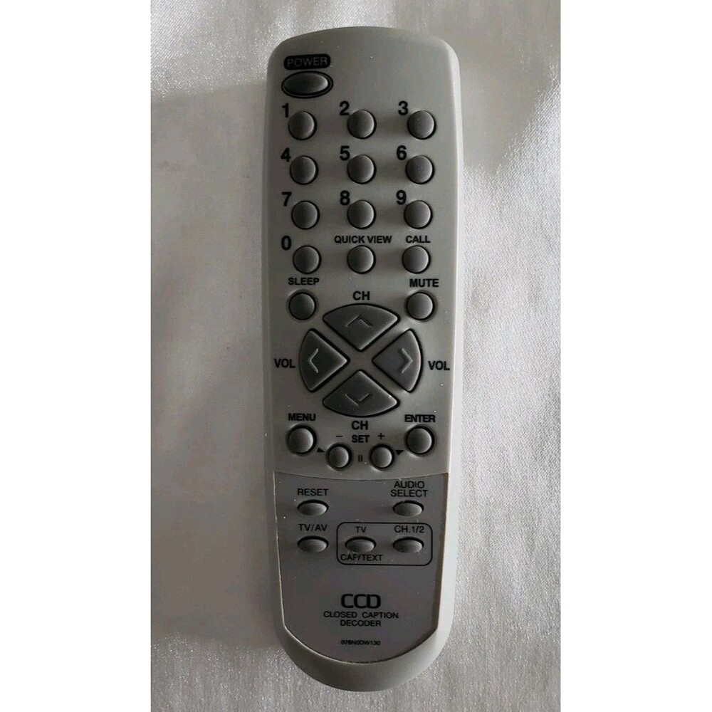 CCD Closed Caption Decoder 76N0DW110 TV AV Remote Control Nice works Good....